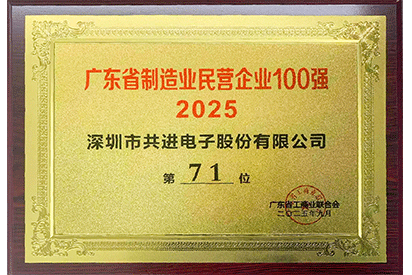 2025广东省制造业民营企业100强